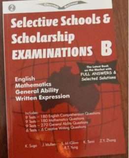 Selective Schools and Scholarship Examinations B