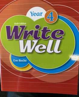 小学英文练字书  Write Well Year 4